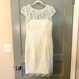 Adrianna Papel White Lace Dress